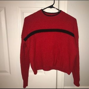 Forever 21 striped red sweater